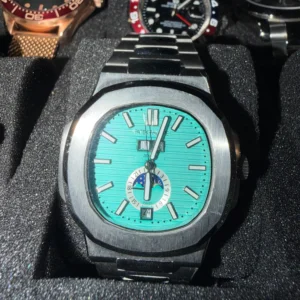 Reloj Deportivo de Lujo – Línea Nautilus Horizon (Edición Turquesa)