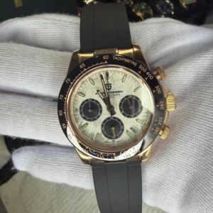 Pagani Design Meca-Quartz Chrono – Modelo PD-1664 Original (Rose Gold & Silicone)