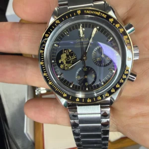 Reloj Cronógrafo Deportivo – Edición Conmemorativa Alunizaje "Gold Line"
