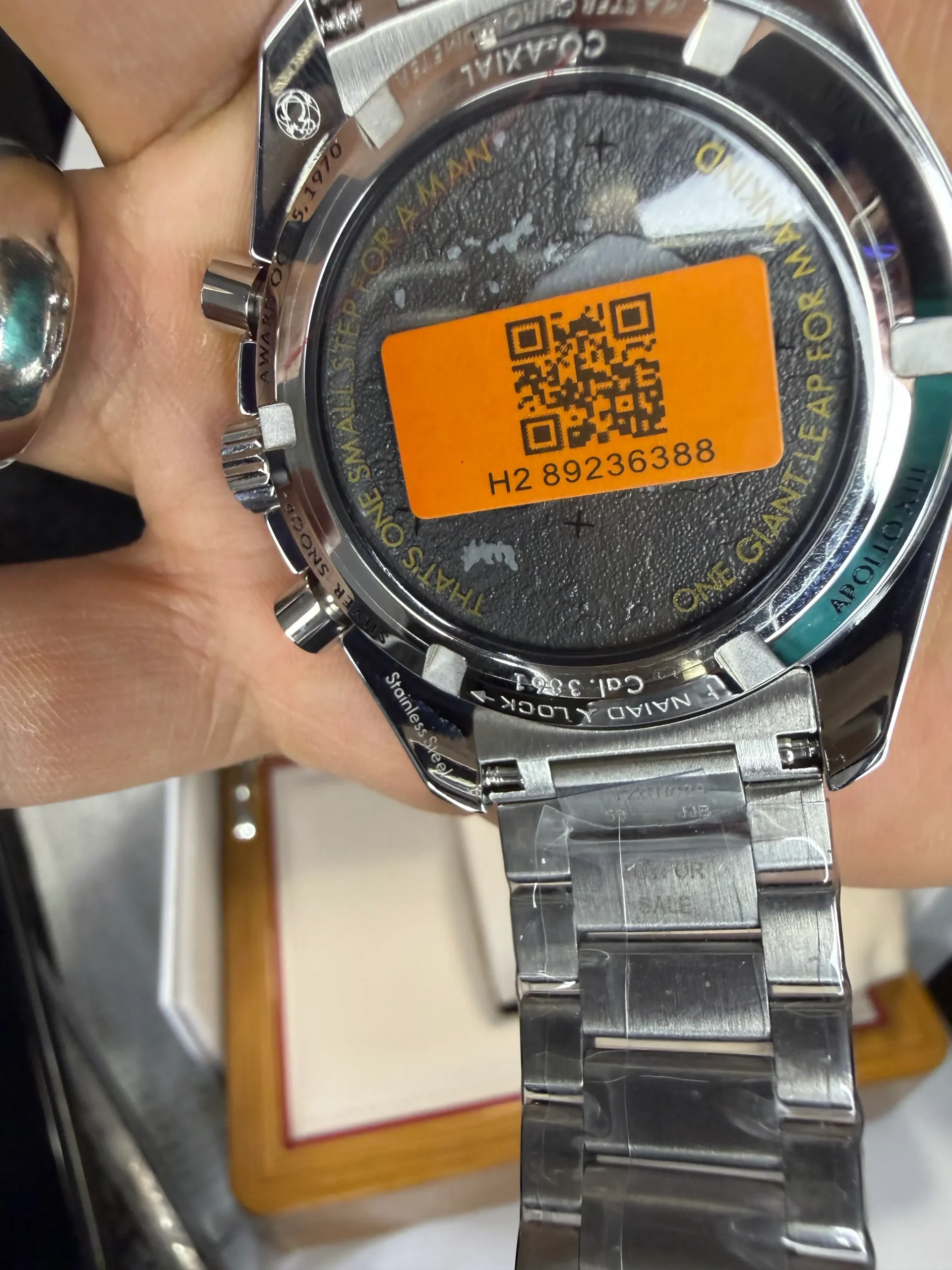 Reloj Cronógrafo Deportivo – Edición Conmemorativa Alunizaje "Gold Line" - Imagen 2