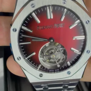 Reloj Línea Ejecutiva Suprema – Edición Tourbillon Volante "Burgundy Fumé"
