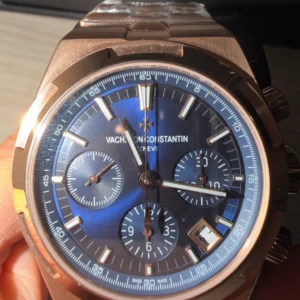 Reloj Cronógrafo Deportivo de Lujo – Edición "Overseas Azul Imperial"