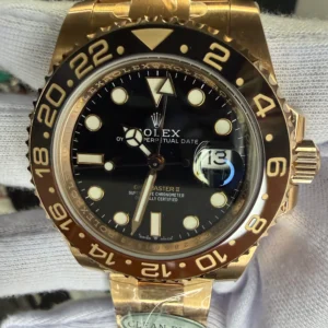 Reloj Profesional de Viaje – Línea Horizon GMT "Amber Gold"