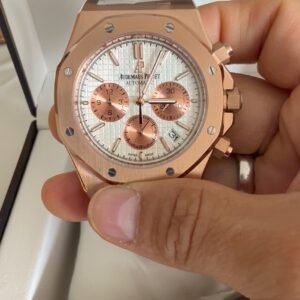 Cronógrafo de Ingeniería Náutica – Línea Geometric Oak "Silver & Gold"
