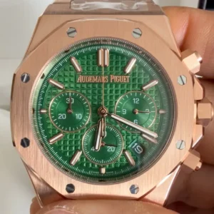 Cronógrafo de Ingeniería Náutica – Línea Geometric Oak "Rose & Emerald"
