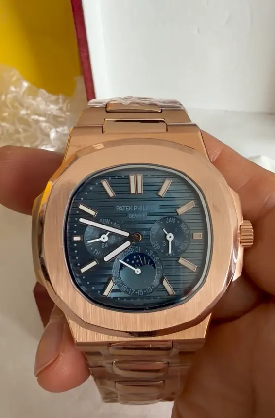 Reloj de Alta Maestría – Línea Grand Horizon Perpetual (Rose & Blue)