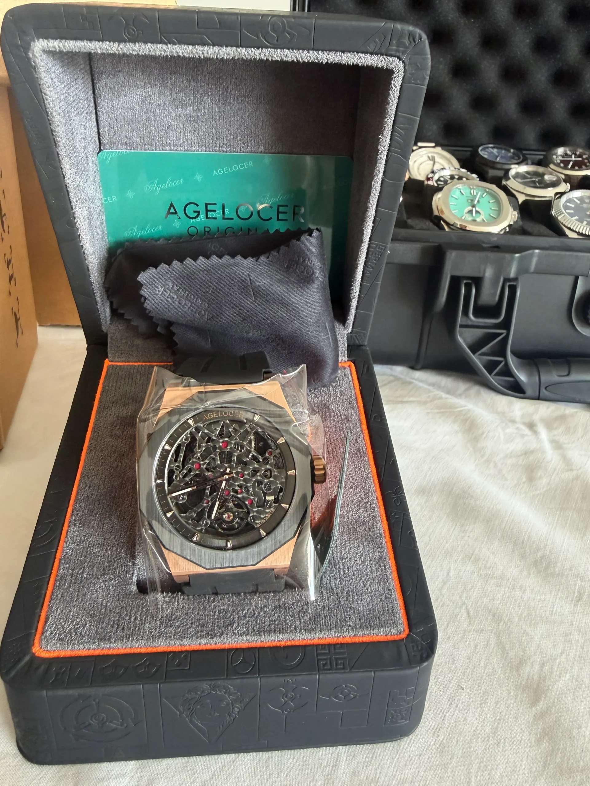 Agelocer Black Forest "Skeleton Tridimensional" Original – Serie Gold (Full Set)