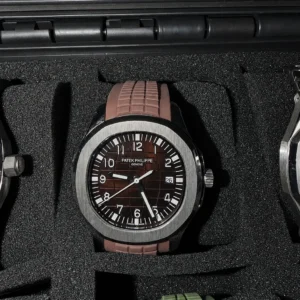 Reloj Deportivo de Lujo – Línea Horizon Matrix (Edición Espresso)