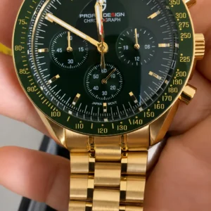 Pagani Design Meca-Quartz Chrono – Modelo PD-1701 Original (Gold & Green)